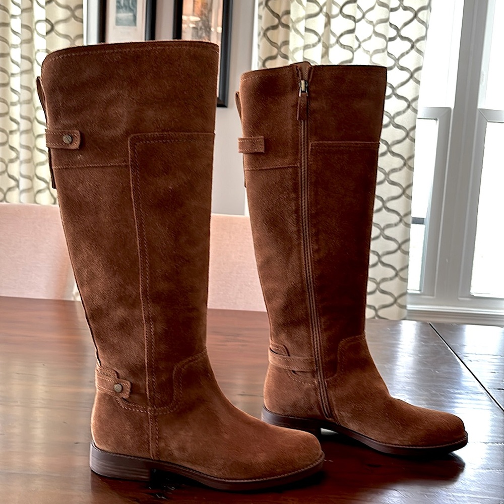 Franco Sarto Suede Leather Boots Size